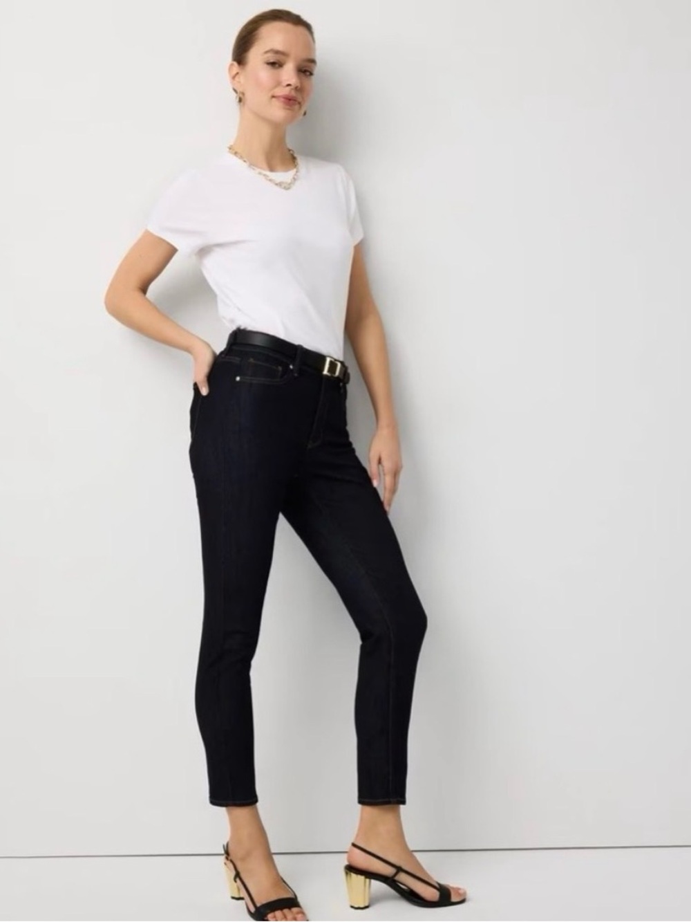 WHBM “The Sculpt Skinny Ankle” Jeans
